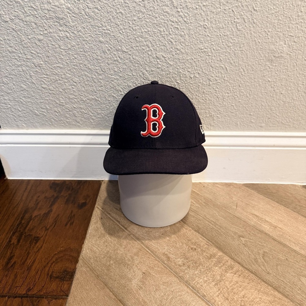 Boston Red Sox Hat Mens 7 1/4 Navy Blue USA MADE MLB Baseball New Era 59FIFTY - Picture 3 of 15